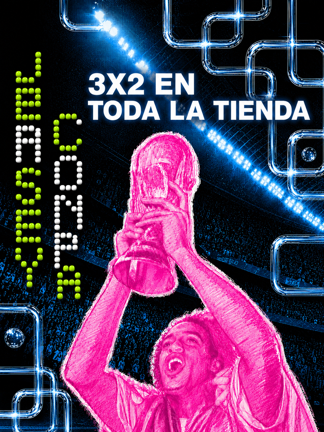 3X2 EN TODA LA TIENDA!